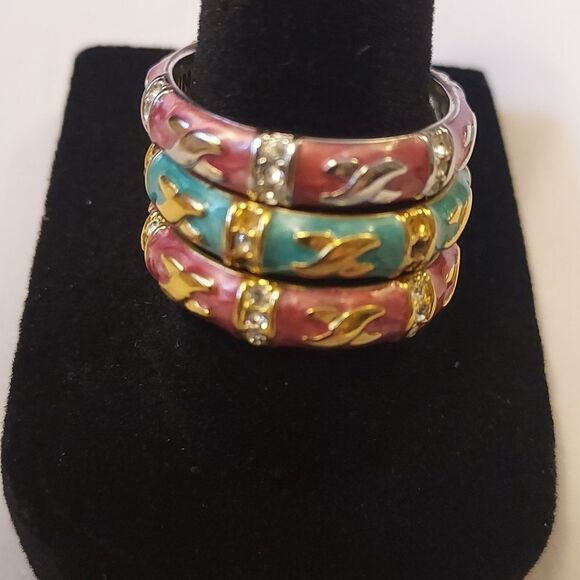 Lauren Adam's  stackable ring set - Picture 3 of 7